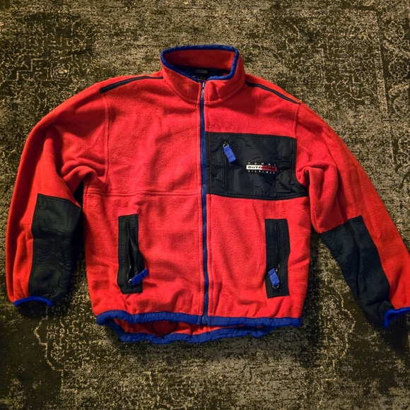 🔥🔥Y2k ZIP UP Tommy Hilfiger fleece jacket🔥🔥 - Picture 1 of 7